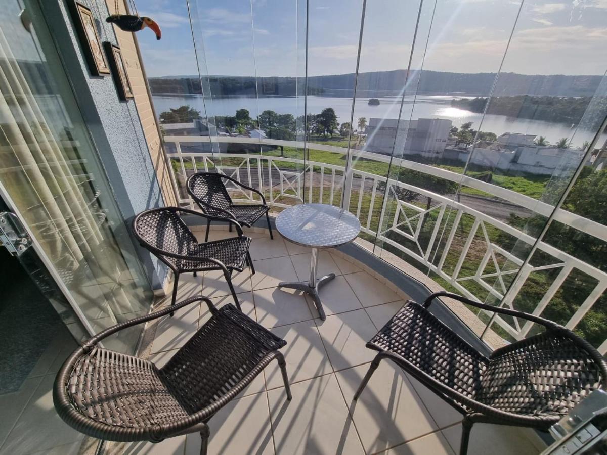 Enseada Nautico Apart Flat I Vista Para O Lago Corumba Caldas Novas Exterior photo